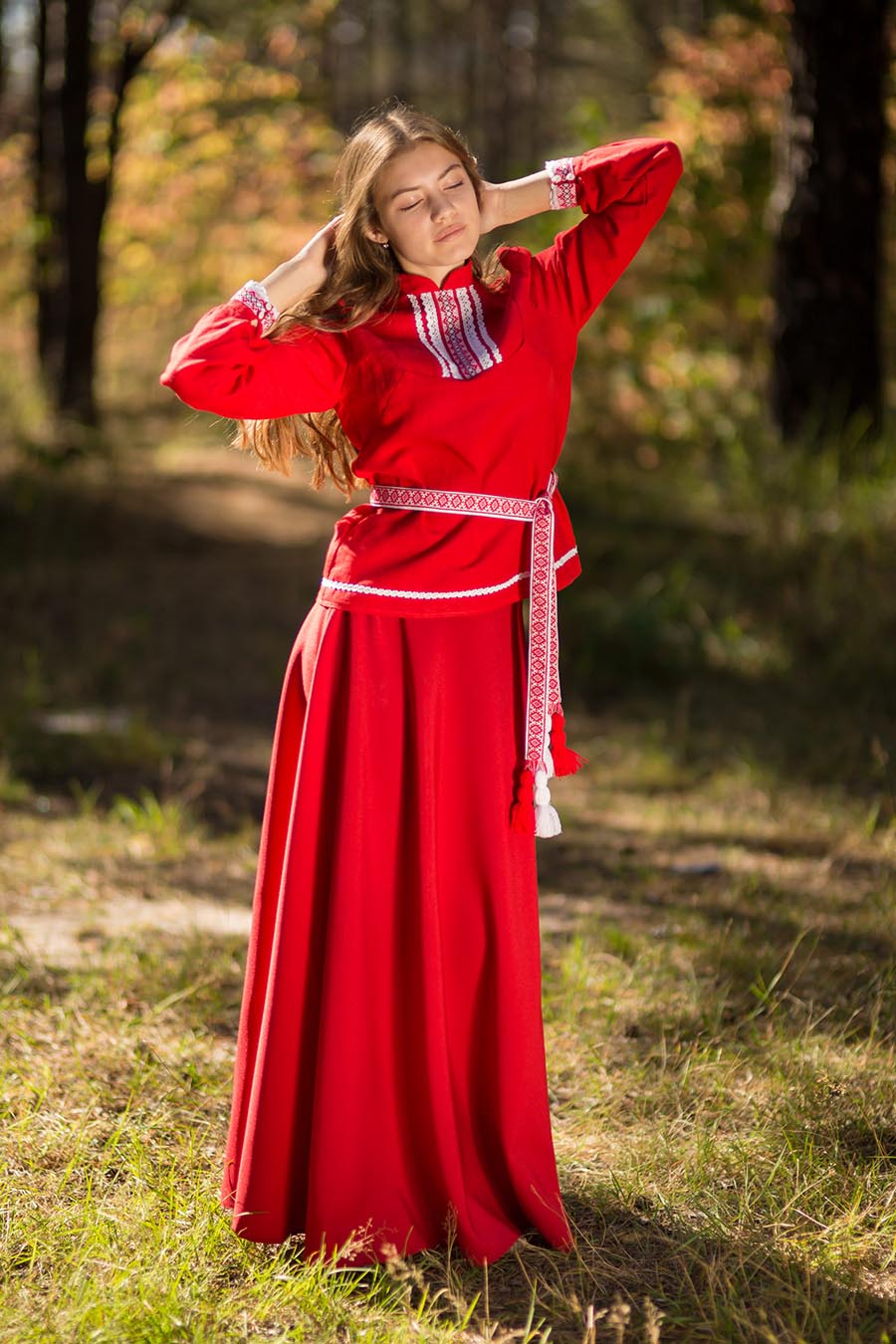Underwear Women in Slavic costumes in Kerbela