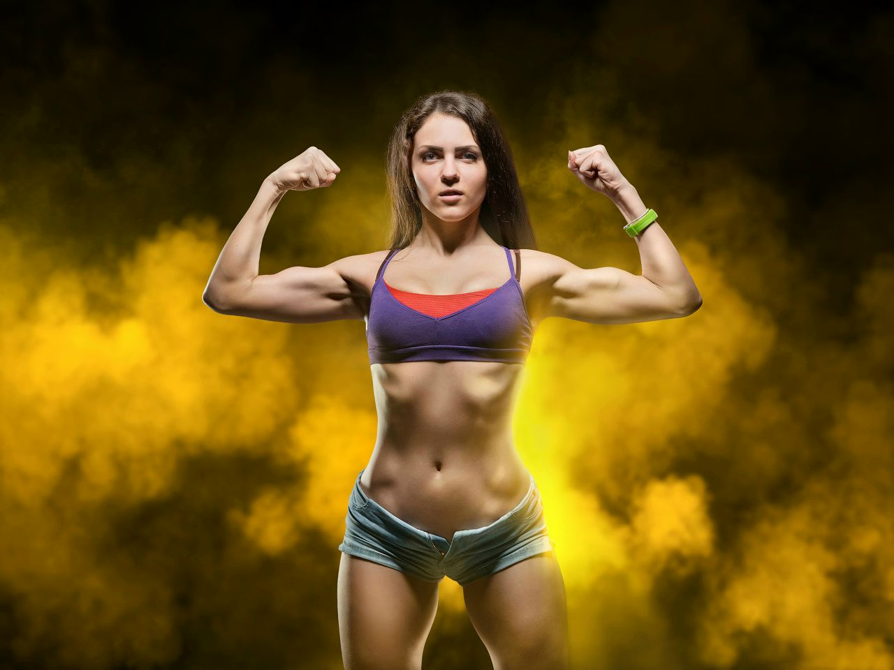 Athletic girls in Kerbela